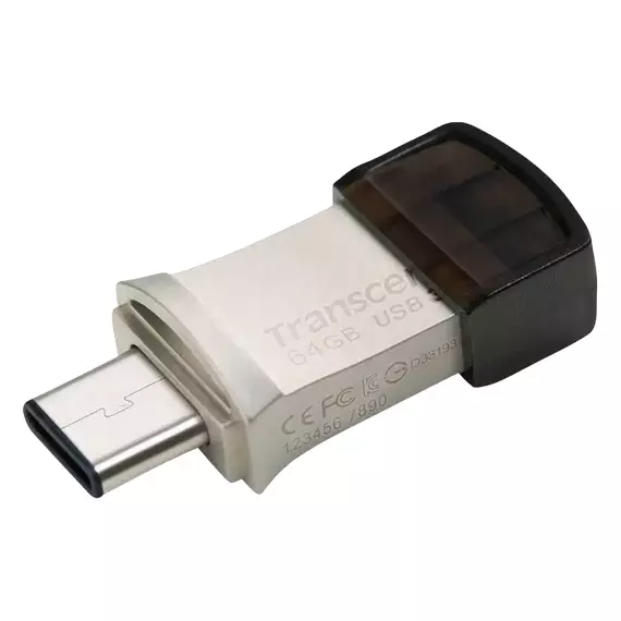 Memorie USB Transcend JetFlash 890, 64GB, Argintiu
