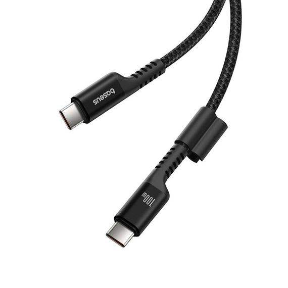 Baseus Cable Type-C to Type-C 100W 1m, Fish-Eye Series, Cluster Black, 2 image