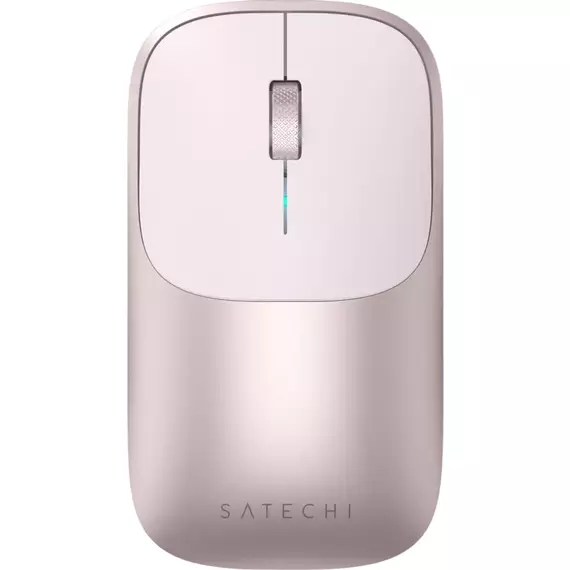 Wireless Mouse Satechi Slim EX, 3 buttons, Ambidextrous, Rechargeable, Bluetooth 5.0, Blush