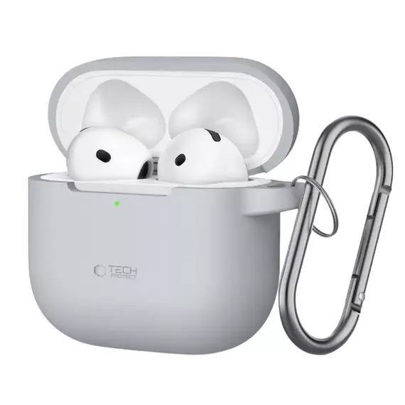 Husă pentru Airpods Tech Protect Hook, Crayon Grey