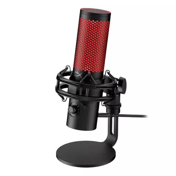 Microfon Gaming HyperX QuadCast 2, Cu fir, Negru