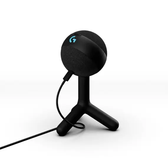 Microfon Gaming Logitech Yeti Orb RGB, USB, Negru