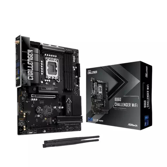 Placă de bază ASRock B860 CHALLENGER WIFI, LGA1851, AMD B860, ATX