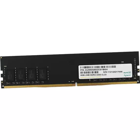 Memorie RAM Apacer AU08GGB32CSYBGH, DDR4 SDRAM, 3200 MHz, 8GB
