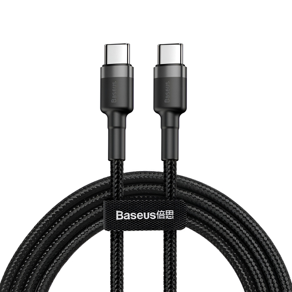 Baseus Cable Type-C to Type-C 60W 2m, Cafule Series, Black