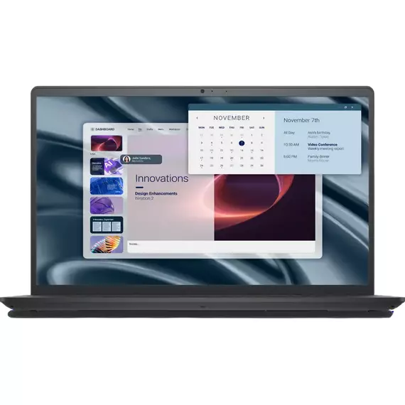 Laptop Business 15,6" DELL Pro 15 Essential PV15255, Carbon Black, AMD Ryzen 5 7520U, 8GB/512GB, Windows 11 Home