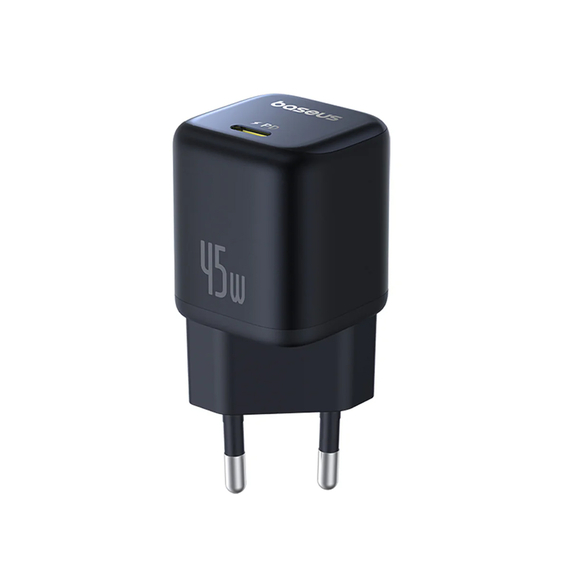 Baseus Wall Charger GaN 1*Type-C 45W, PicoGov Series, Cosmic Black