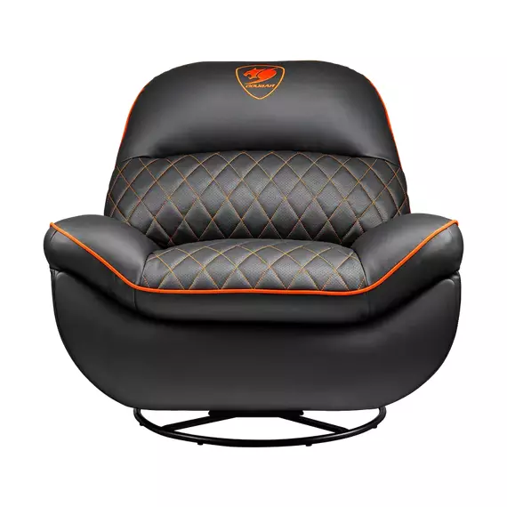 Scaun Gaming Cougar Overlord, PU Piele, Negru | Portocaliu
