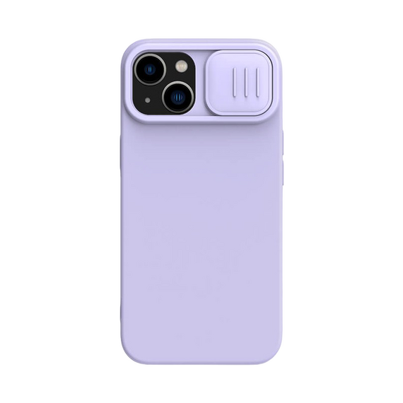 Husă Nillkin iPhone 14 Plus, CamShield Silky Silicone, Violet