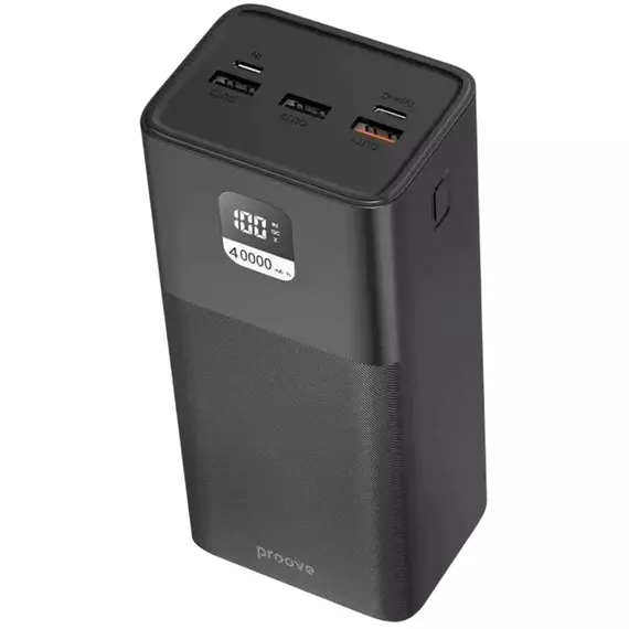 Acumulator extern Proove Giant Lite, 40000mAh, Negru