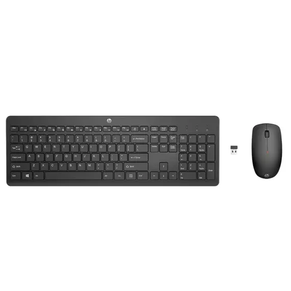Set Tastatură + Mouse HP 230, Fără fir, Negru