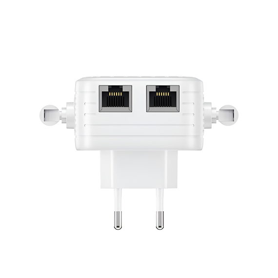 BAVIN Wi-Fi Signal Booster 300Mbps, Single Band (2.4G), 4 External Antennas, Wired/Wireless Connection, White, 2 image