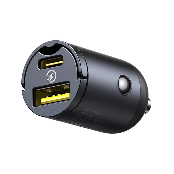 Baseus Car Charger Mini 1*Type-C 30W, Tiny Star Series, Black, 2 image