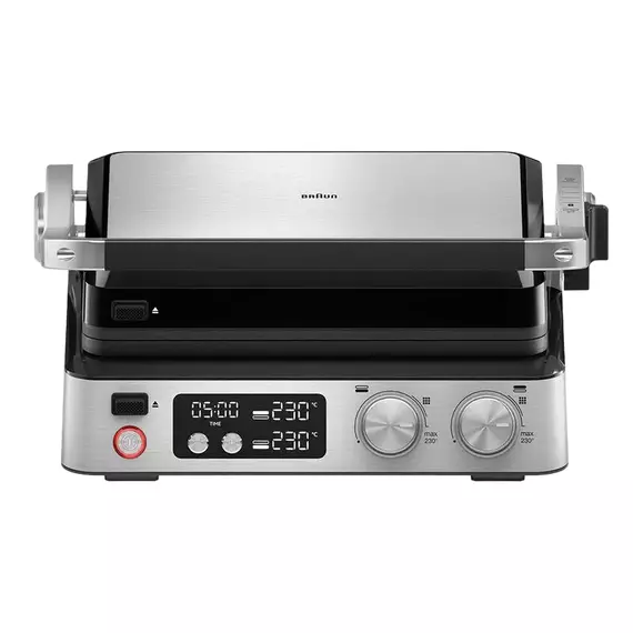 Grătar electric Braun CG 7044, 2000W, Negru | Oţel inoxidabil