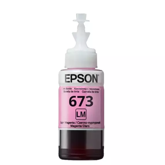 Recipient de cerneală Epson T673, 70ml, Magenta Deschisa