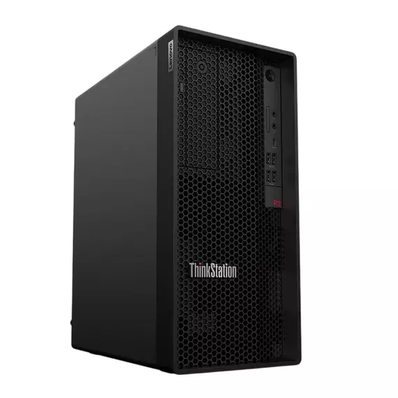 Lenovo ThinkStation P2 Gen 2 Tower Black (Ultra 7 265K 3.9-5.5GHz, 32GB RAM, 1TB SSD, Blu-ray, Integ