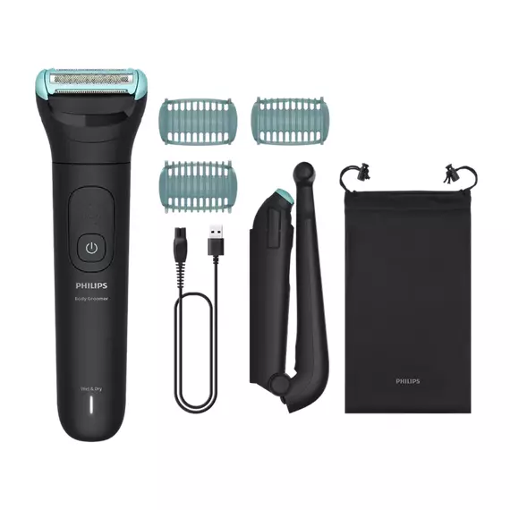 Trimmer pentru bărbați Philips BG5480/15, Negru