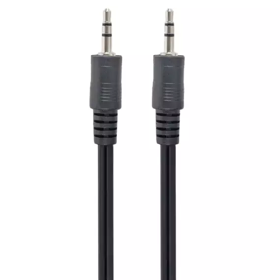 Cablu audio Cablexpert CCA-404-5M, 3.5mm 3-pin (M) - 3.5mm 3-pin (M), 5m, Negru