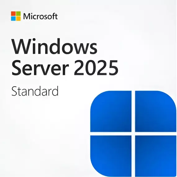 Soft Microsoft Sistem de operare Windows SVR Std 2025, 64 de biți, DSP OEI DVD 16 nuclee, Engleză