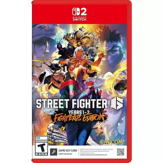 Capcom Street Fighter 6: Year 1-2 Fighters Edition, Lupta, Nintendo Switch 2, Cartridge