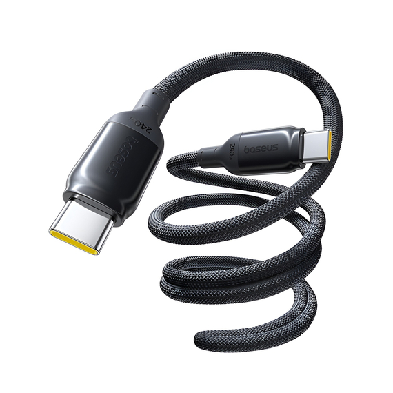 Baseus Cable Type-C to Type-C, 240W, 1m, PicoGo Series, Cosmic Black, 2 image