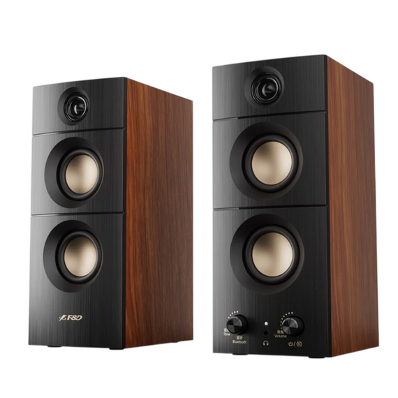 Sistem audio 2.0 CH F&D R330BT, Negru | Maro