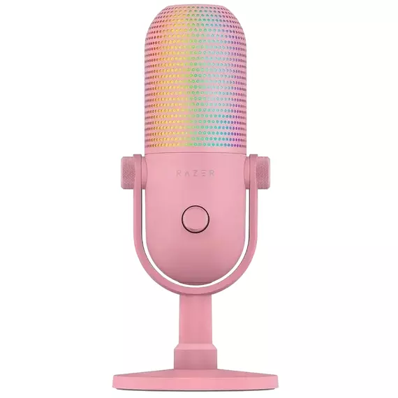Microfon Gaming Razer Seiren V3 Chroma, Cu fir, Quartz