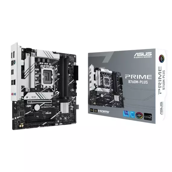 Placă de bază ASUS PRIME B760M-PLUS, LGA1700, Intel B760, Micro-ATX