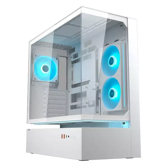 Carcasă PC Cougar CFV235 White, Midi-Tower, Fără PSU, Alb