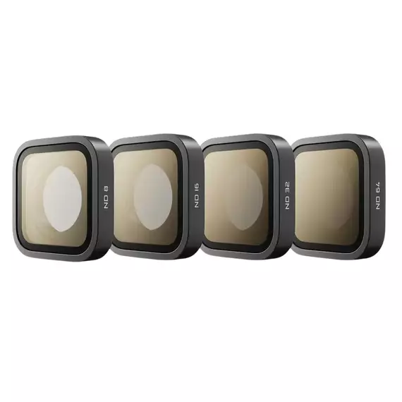 GoPro ND Filter 4-Pack M-Series (MISSION 1/MISSION 1 PRO), Black