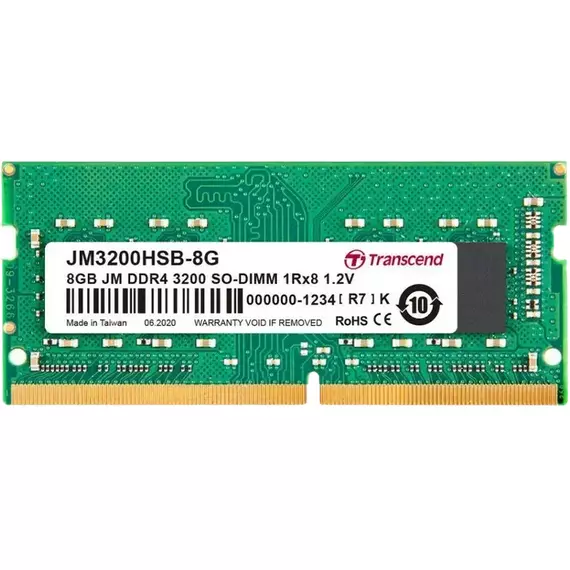 Memorie RAM Transcend JM3200HSB-8G, DDR4 SDRAM, 3200 MHz, 8GB