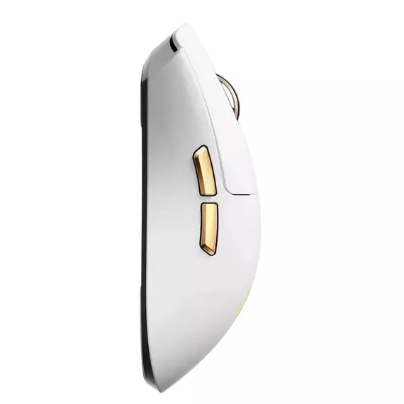 Gaming Mouse MCHOSE K7 Ultra, Alb | Auriu, 2 image