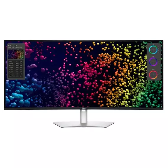 40" Monitor DELL U4025QW, IPS 5120 x 2160 (5K2K), Argintiu