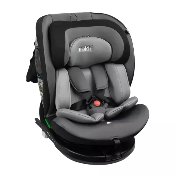 Scaun auto Caretero Mokki i-Size, Grupa 0+/1/2/3 (0-36 kg), Gri