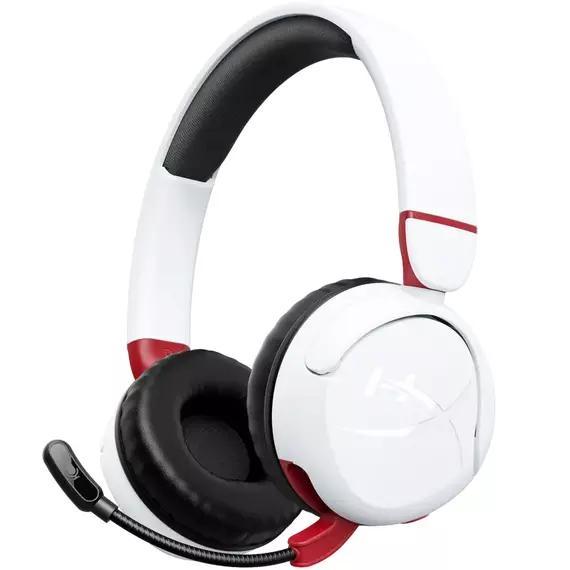 Căști gaming HyperX Cloud Mini, Fără fir, Alb