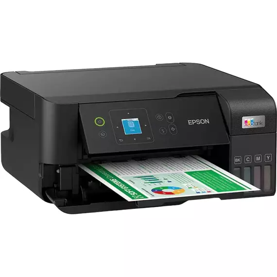 MFP Epson EcoTank L3560, Negru, 7 image