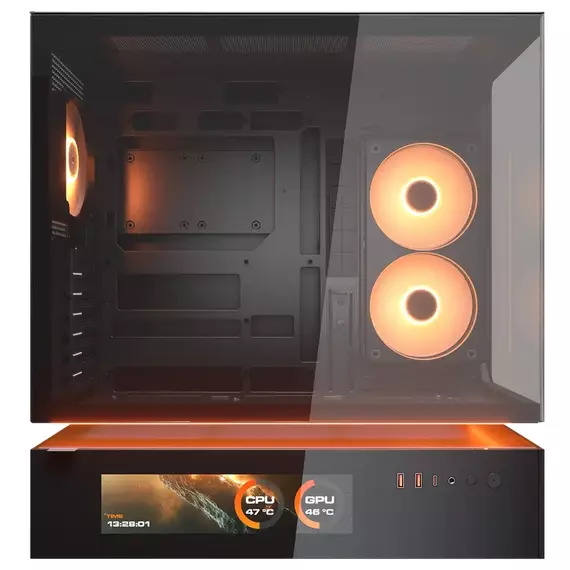 Carcasă PC Cougar CFV235 Vision, Midi-Tower, Fără PSU, Negru, 5 image