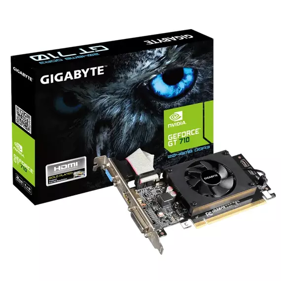 Placă Video Gigabyte GV-N710D3-2GL,  2GB 64-bit DDR3