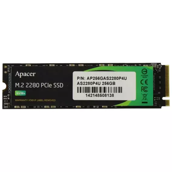 Unitate SSD Apacer AS2280P4U, 256GB, AP256GAS2280P4U-1
