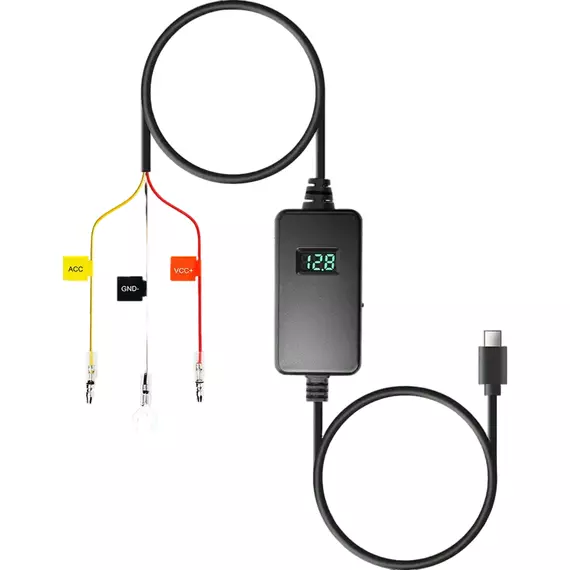 70mai Adjustable Hardwire Kit UP06, Negru