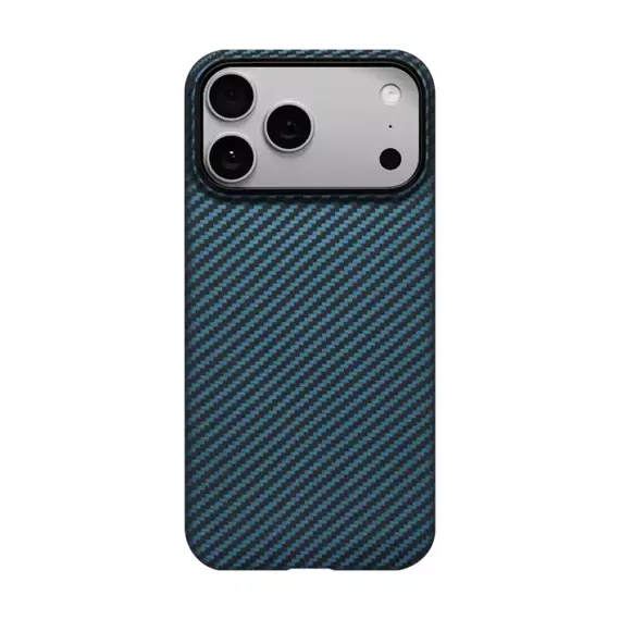 Husă Pitaka Ultra-Slim pentru Apple iPhone 17 Pro Max, Negru | Albastru