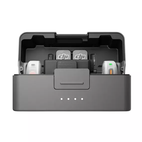 DJI Mic Mini 2S (2TX + 1RX + Charging Case), Black