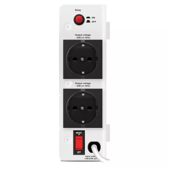 Stabilizator de Tensiune SVEN SLIM AVR-2000 LCD, 2000VA, 4 image