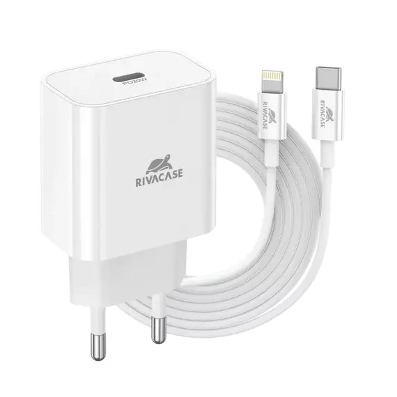 Încărcător Rivacase PS4101 WD5, 20W, Alb