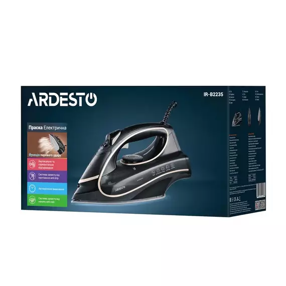Fier de călcat Ardesto IR-B2235, 2400W, Negru, 6 image