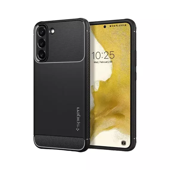 Husă Spigen Samsung S22, Rugged Armor, Negru mat