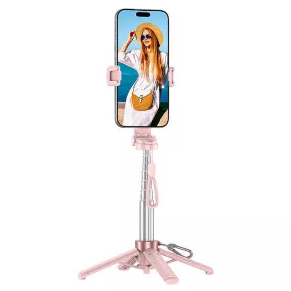 Tripod & Selfie Stick Portable XO SS29 (64cm), Pink