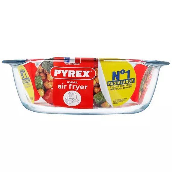 Tava de copt Pyrex 208B100, Transparent, 3 image