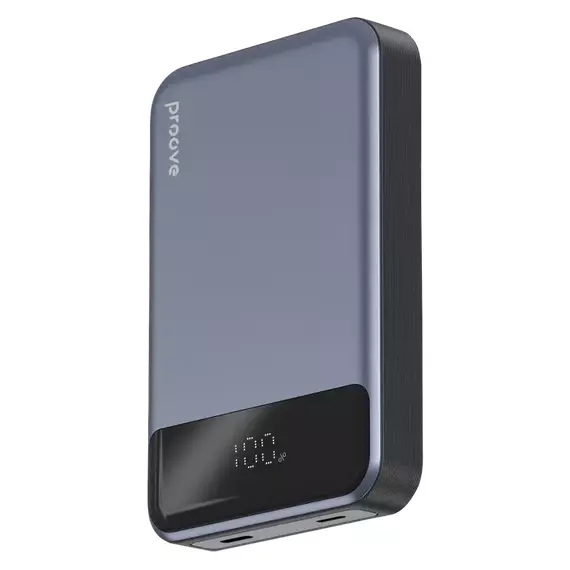 Acumulator extern Proove Hoodman Magnetic, 10000mAh, Gri