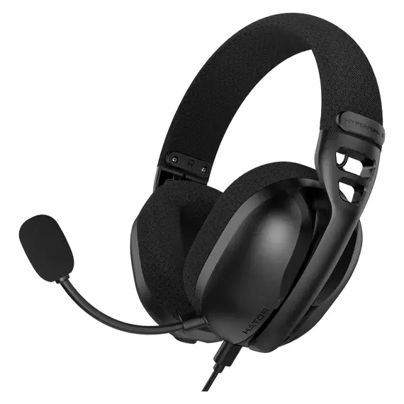 Căști gaming HATOR Hyperpunk 3 USB, Cu fir, Negru